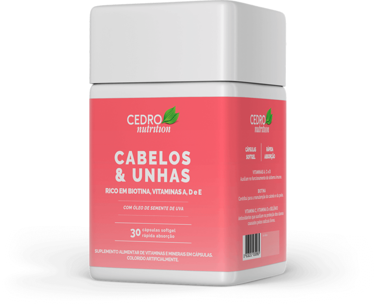 cabelo e unhas cedro nutrirtion