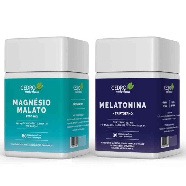 Combo Magnésio Malato + Melatonina