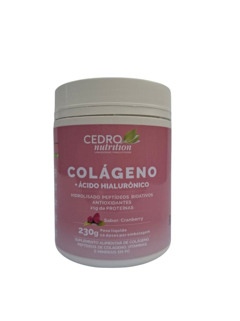 Colágeno + Ácido Hialurônico  sabor Cranberry